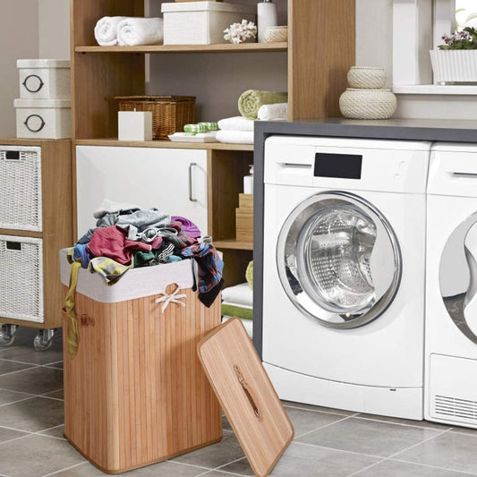 Panier à Linge en Bambou – Élégant & Pratique pour Votre Maison